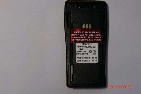 Motorola Akku Li-Ion für CP040 / DP1400