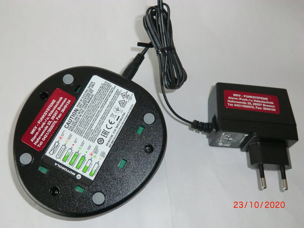 Motorola 1-fach-Schnelllader 230 VAC für CP040/DP1400