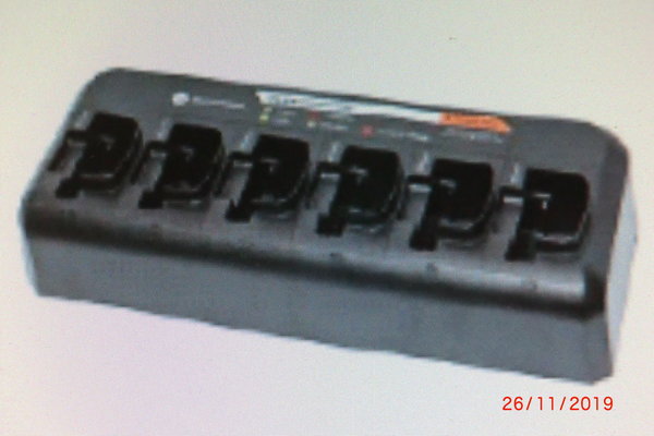 Motorola 6-fach-Schnelllader 230 VAC für CP040/DP1400